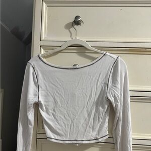 Comfy white sleep top
